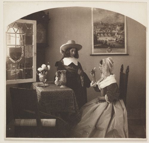 guido-rey-costume-scene-1910-ca-platinum-print