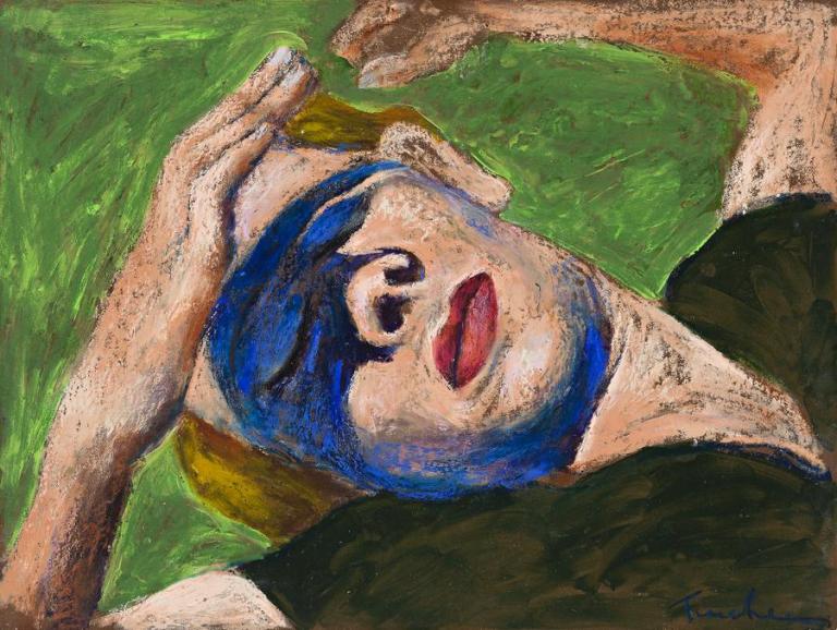 albert-tucker-1914-1999-joy-hester-1983-crayon-and-synthetic-polymer-paint-on-card