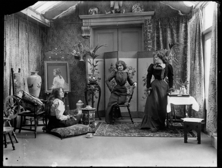 NPG x68948; Bea Martin; Rita Martin; Lallie Charles (nÈe Charlotte Elizabeth Martin) by Lallie Charles (nÈe Charlotte Elizabeth Martin)