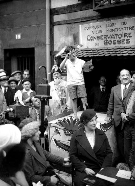 Inauguration Of The Academy For Children In Montmartre 1932