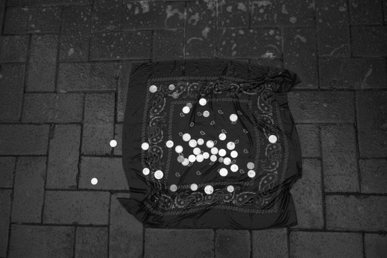 thomas-sandberg-2011-cloth-with-coins-dublin