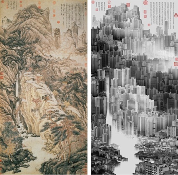 yang-yongliang-has-established-a-connection-between-his-ethereal-creations-and-ancient-chinese-works-phantom-landscape-i-no-2-2006-60-x-120-cm-inkjet-print-on-fine-art-paper