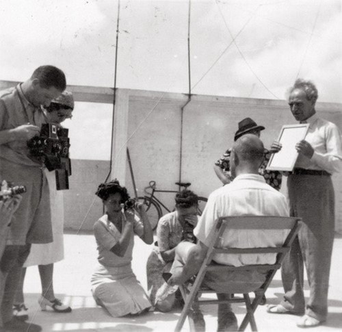 class-with-helmar-lerski-tel-aviv-late-1940s-by-walter-zadek