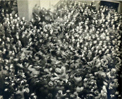 Karel Hájek Demonstrace proti fašismu na filosofické fakultě 1936