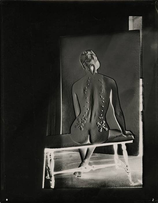 Josef Breitenbach, Electric Back (variant), 1949 Vintage gelatin silver print, 13 1:2 x 10 3:8 in. (34.3 x 26.4 cm)