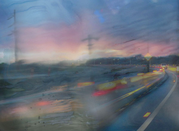 Rain, 2015, digital print