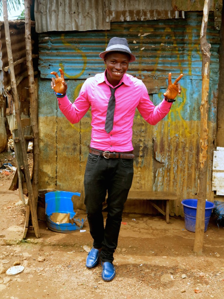 I.B is a peacock. He loves to parade his latest look around his hood