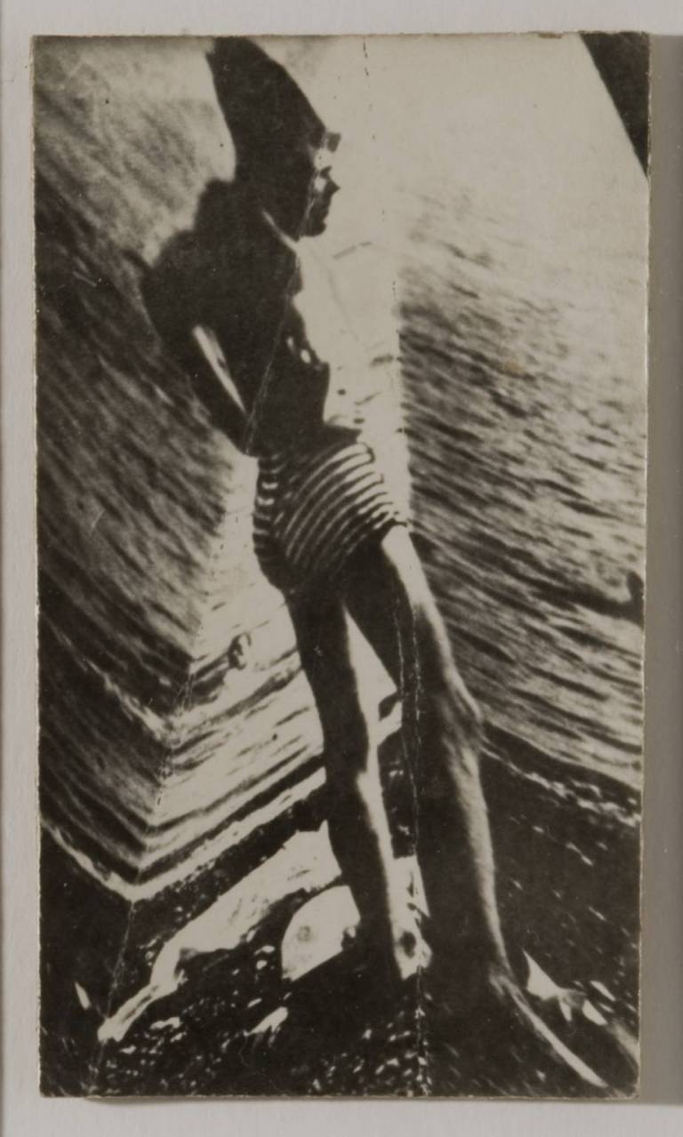 Stressed Photograph of a Bather circa 1950 by Nigel Henderson 1917-1985