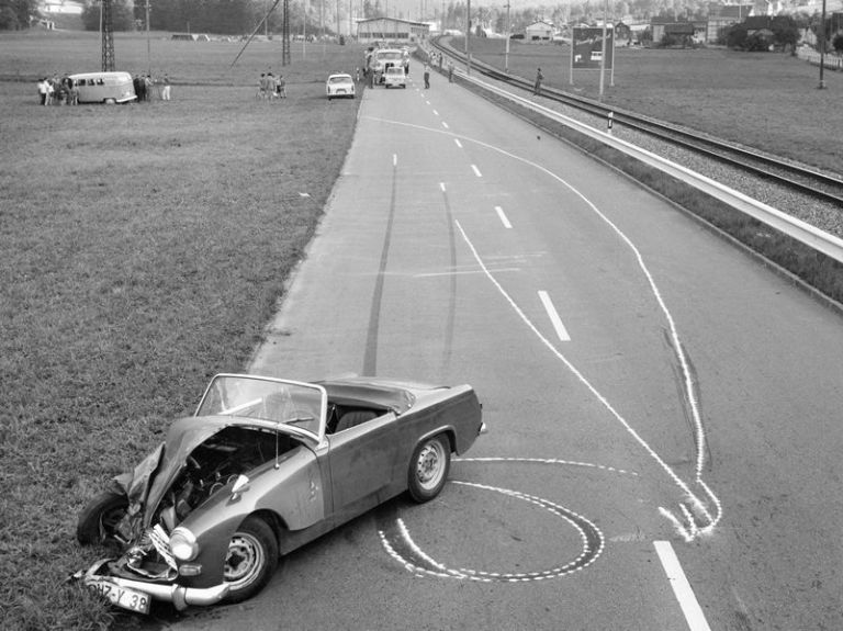 Oberdorf, 1964, from the series Karambolage © Urs Odermatt