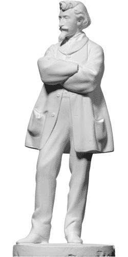 OLIVER LARIC, Photoplastik installation view François Willème, Self Portrait, around 1860, Secession 2016