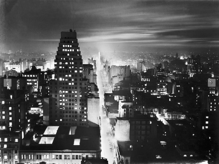 Corrientes Street, silver gelatin on paper, 1936