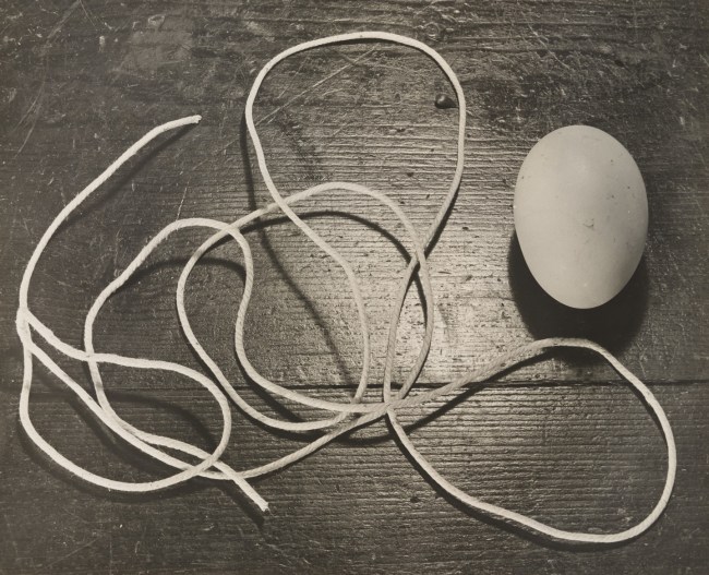 Horacio Coppola Still Life with Egg and Twine 1932 Medium Gelatin silver print Dimensions 8 1:8 x 10 1:8 (20.7 x 25.7 cm)