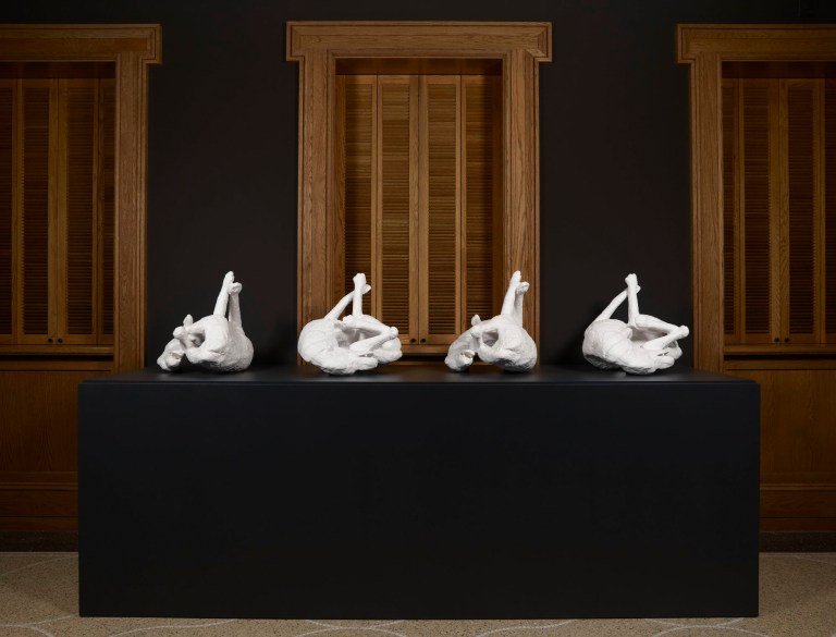 Allan McCollum. The Dog From Pompei, 1991. Cast glass-fiber- reinforced Hydrocal