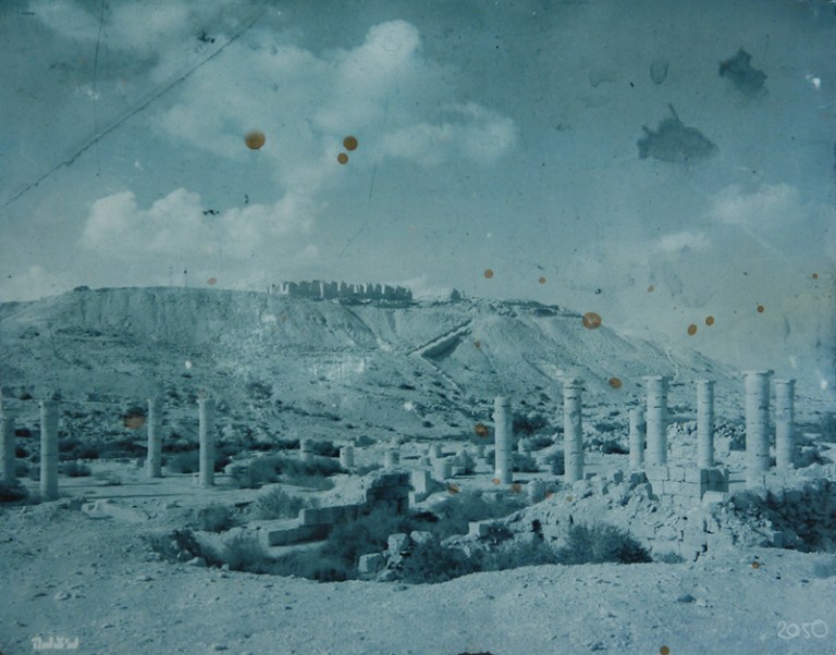 Elger Esser, Nizzana (The Secret Archive of Livi Benjamin, Palestine, 1948), Israel, 2015, Silver gelatin print, coloured, 29.3 x 37.5 cm, Courtesy of the artist