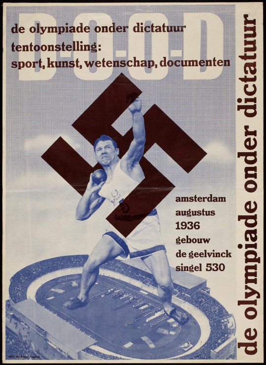 Oorthuys case and Johan Voskuil, poster for the exhibition DOOD