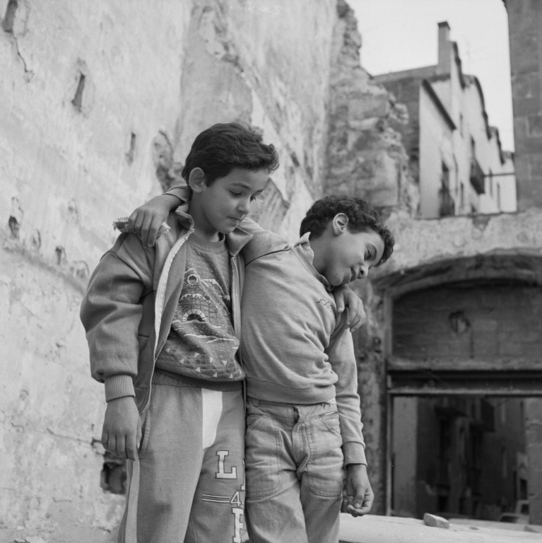 Two boys, Barcelona, Spain (1988)