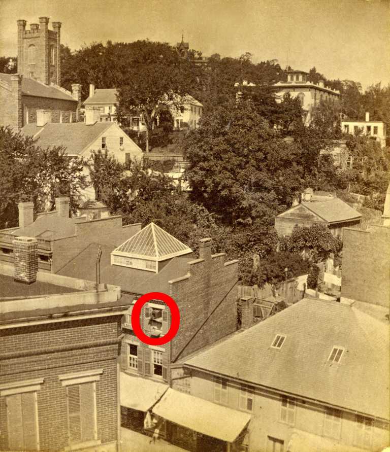 D.A. Woodward Schtucket,showing a solar enlarger