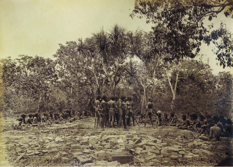 Native corroboree, Port Essington November 1877