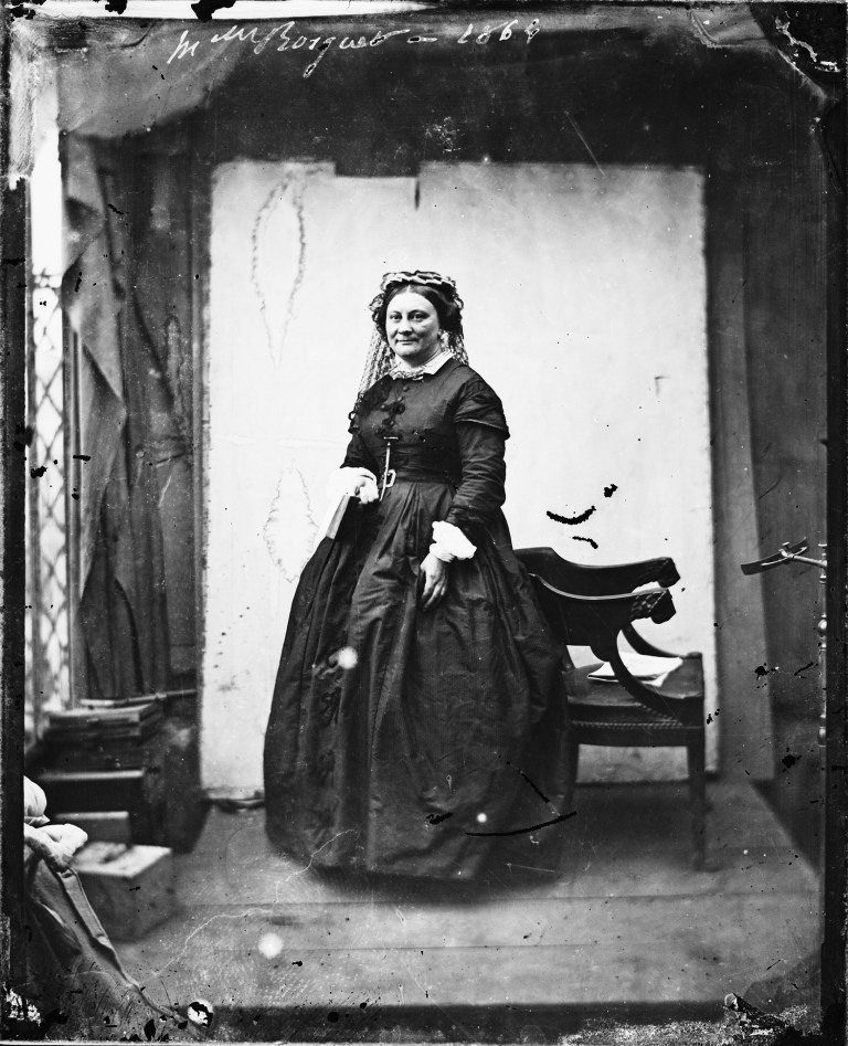 Alphonse De Launay Mlle Bosquet 1864 Collodion, on glass negative 3.75 x 4.5 ins