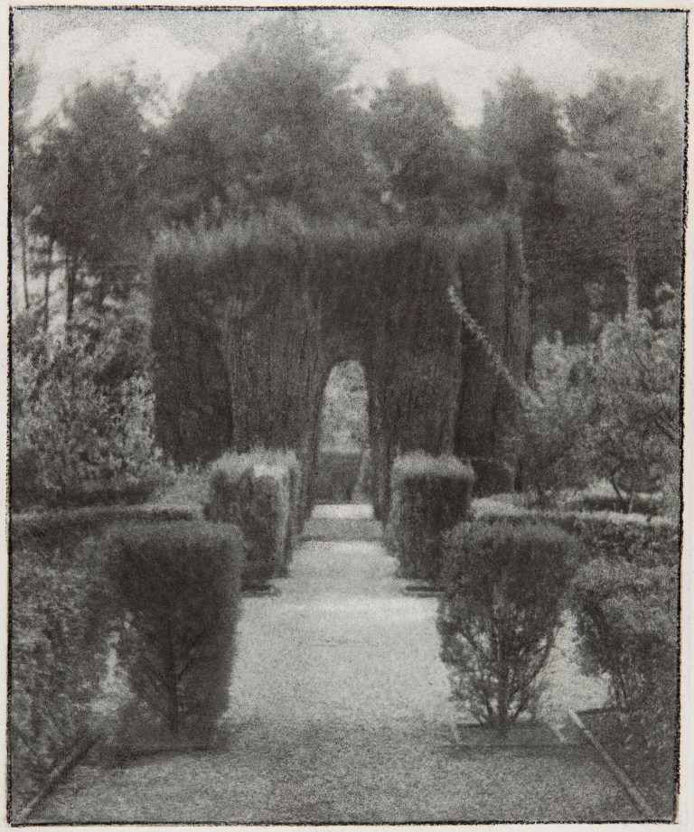 El jardín de la fábrica Guarro