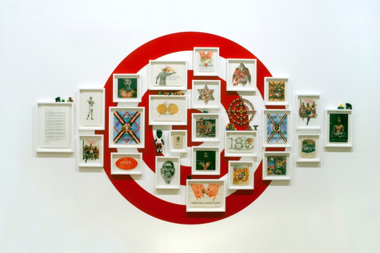 Tony-Albert-‘Once-upon-a-time..._-2014-mixed-media-on-paper-installation-variable-200-x-300-cm.-Courtesy-of-the-artist-and-Sullivan-Strumpf-Sydney
