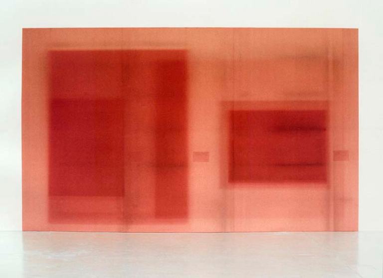 Belichtungszeiten, Ready-made, felt, 580x350 cm