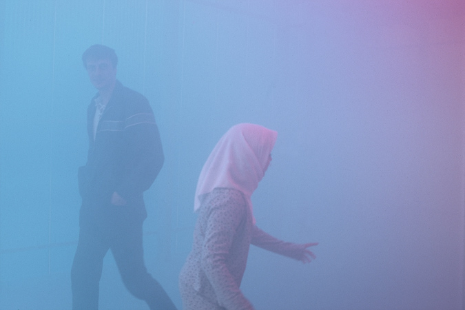 Blue, red and yellow, 2001 350 x 900 x 450 cm Neuenationalgalerie, Berlin