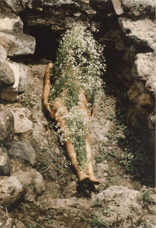 ana mendieta (1973-1977) untitled (from the silueta series), silver dye-bleach print, 50.5 × 40.3 cm