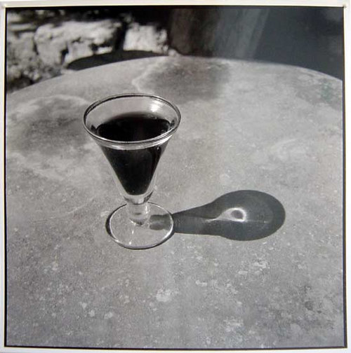 Bill Culbert Small glass pouring Light, France, 1997 silver gelatin prints 40.5 × 40.5cm Edition of 25