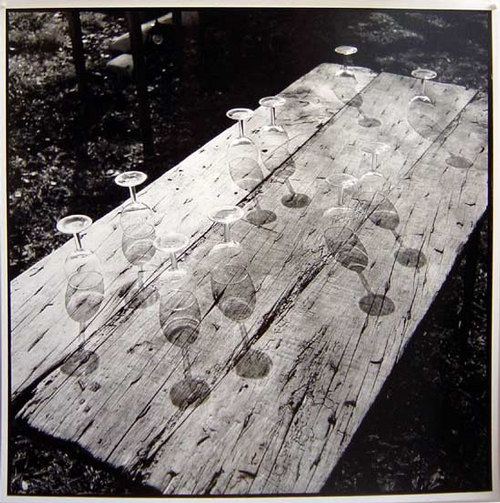 Bill Culbert Wine Work, France, 1992 silver gelatin prints 40.5 × 40.5cm Edition of 25