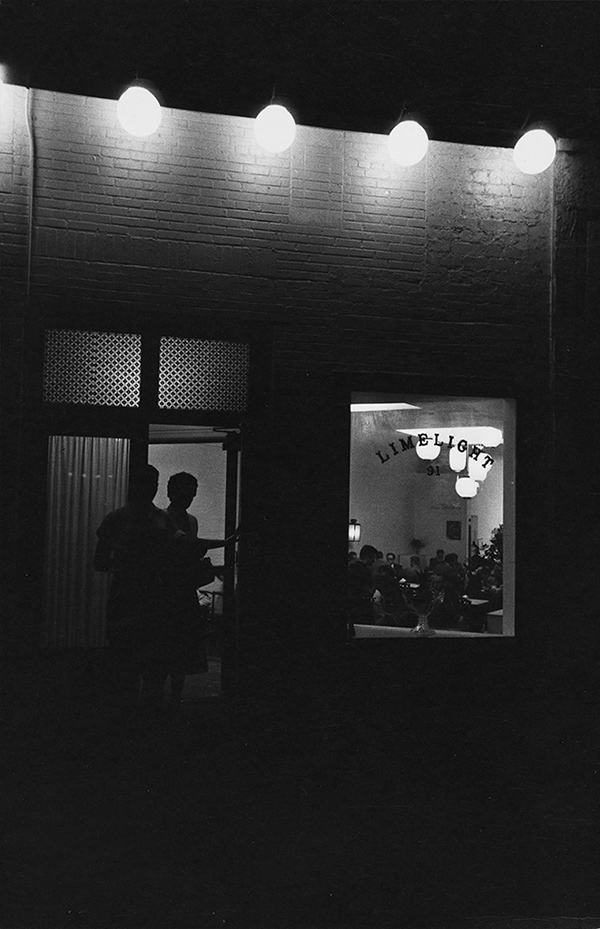 Arthur Lavine, Exterior of Limelight, ca. 1954 Courtesy Collection Center for Creative Photography, The University of Arizona