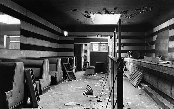 Arthur Lavine, Limelight premises (91 Seventh Avenue South at Sheridan Square) before renovation, February 1954 Courtesy Gary Schneider