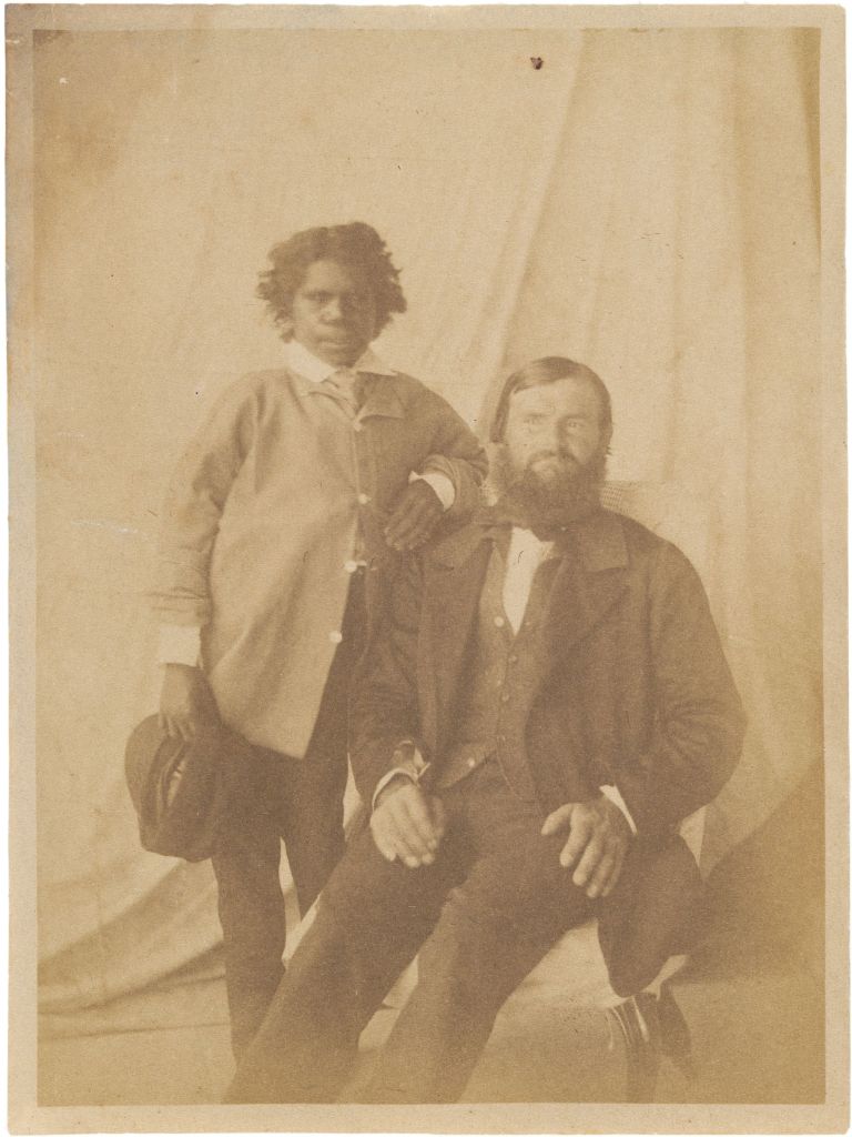 William Landsborough and his native guide Tiger 1858