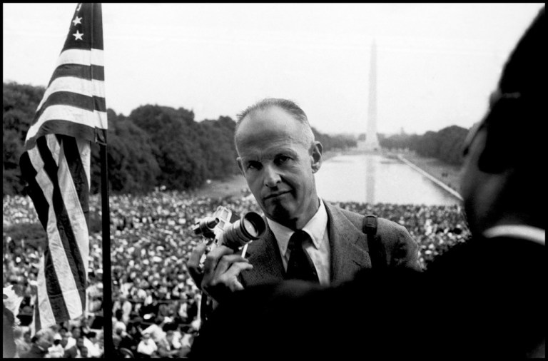 Washington D.C., 1957. Henri Cartier Bresson in Washington D.C.