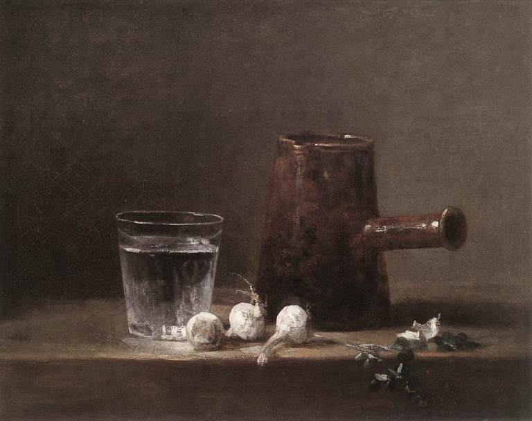 Jean-Baptiste-Siméon Chardin Water Glass and Jug 1760 32.5 cm x 41 cm Carnegie Museum of Art