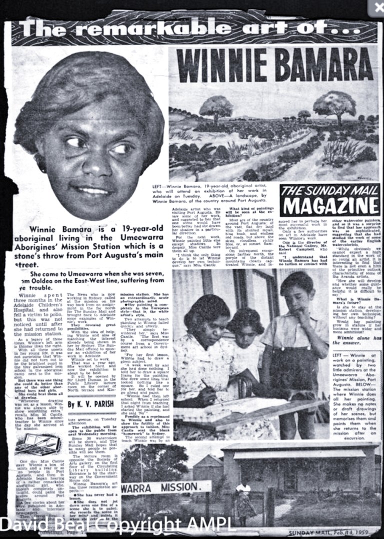 Bamara clipping 1959