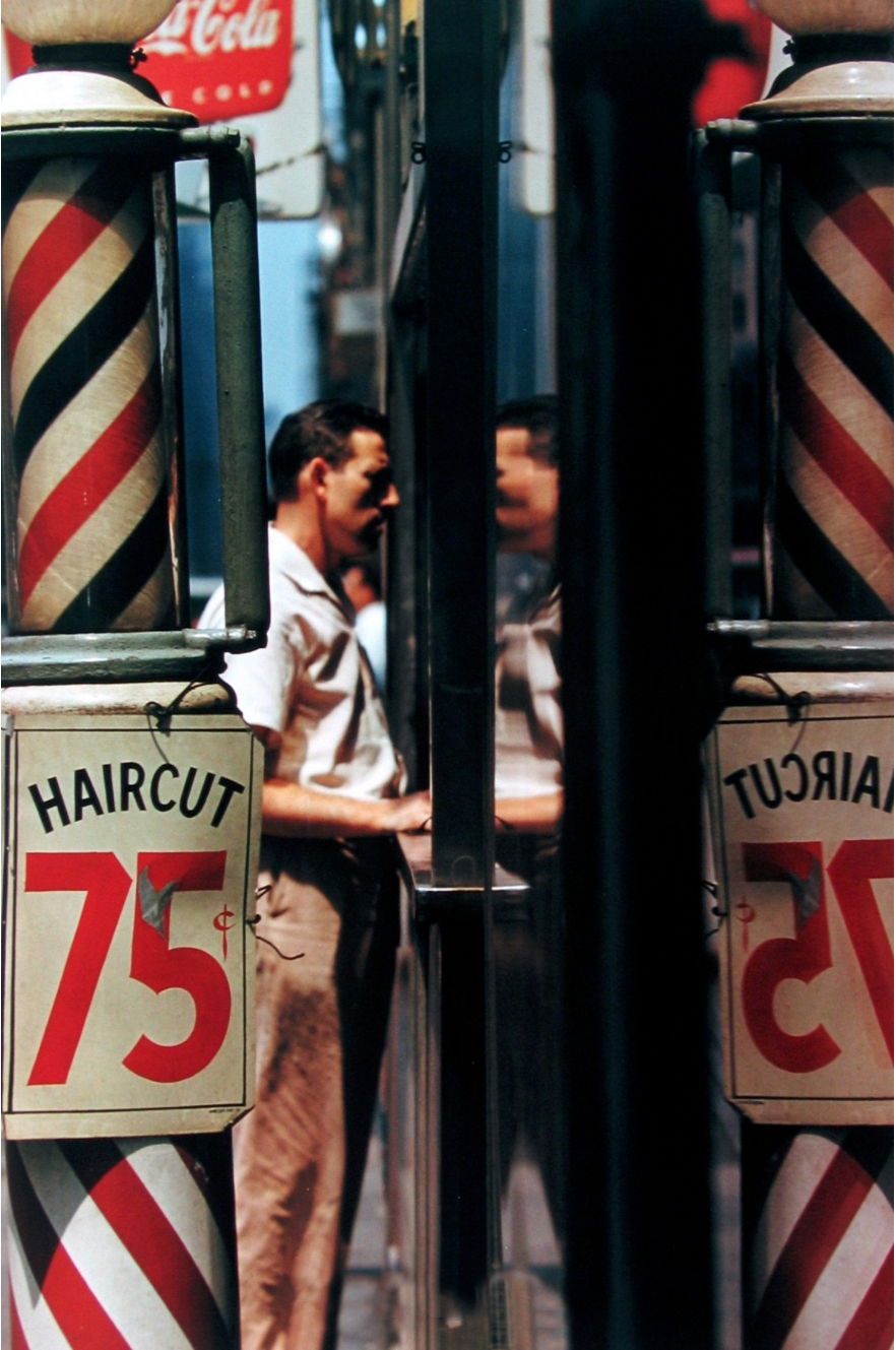 Saul Leiter Haircut 1956