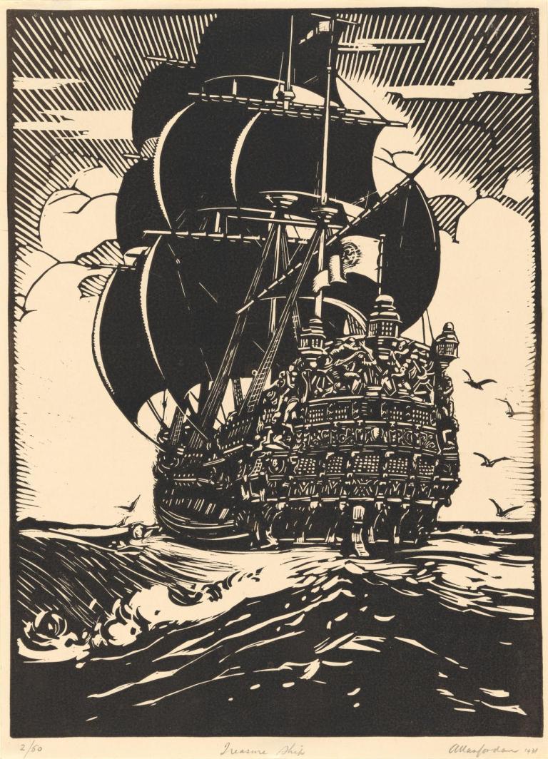 Treasure ship 1931 Allan JORDAN