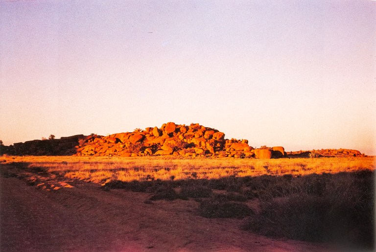 Evening on road to Woodstock